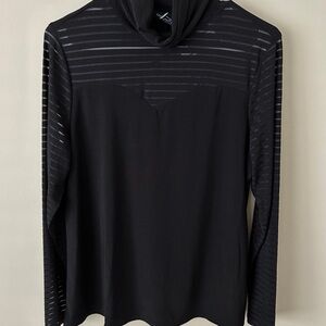 Adele & May Large Black Long Sleeve Blouse NWT